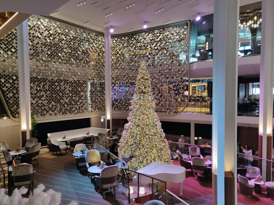 Three level Martini Bar on the Celebrity Edge