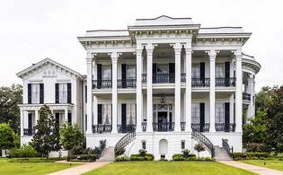 Nottoway Plantation is the largest remaining Antebellum mansion in the south.