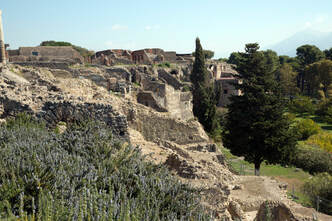 Entrance to Pompeii from Visitor Center