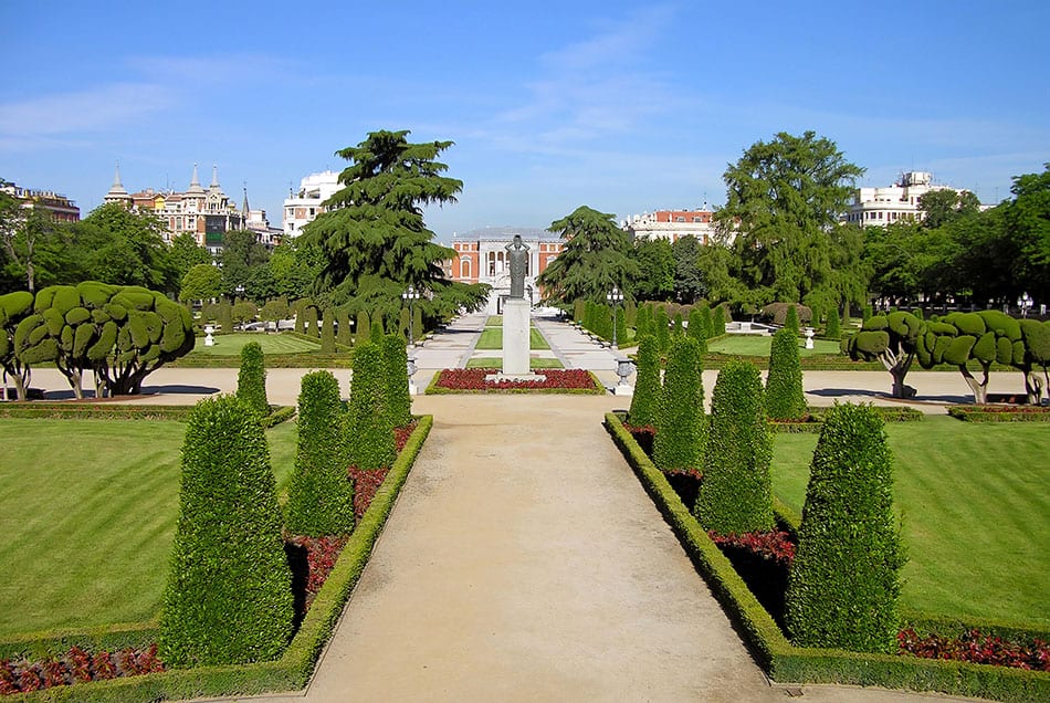 Boulevards in the Retiro Park, Madrid 