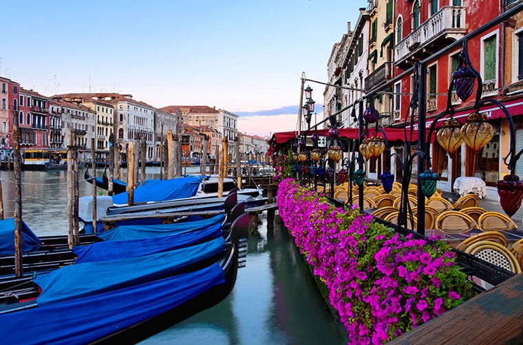 Venice is romantic and enchanting.
