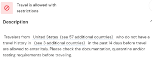 Travel Restrictions Explained
