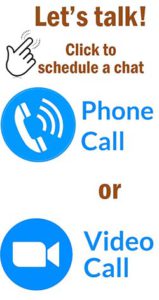 Schedule video or phone chat
