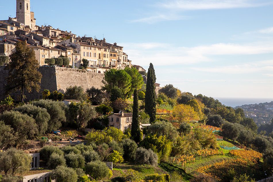 St Paul de Vence from a distance St Paul de Vence
