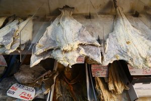 Salted cod in Lisbon, Portugal