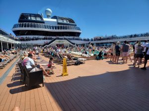 MSC pool deck