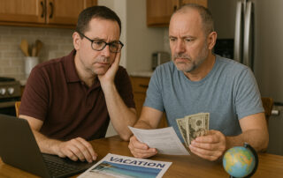 Couple concerned about planning a vacation with all the trade issues.
