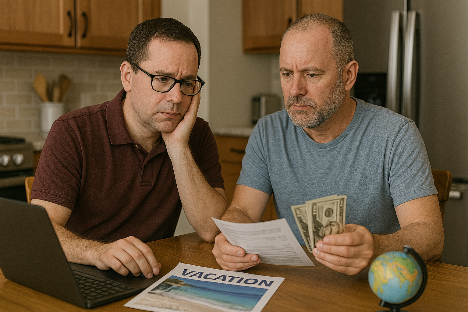 Couple concerned about planning a vacation with all the trade issues.