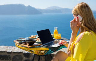 Blending work and vacation